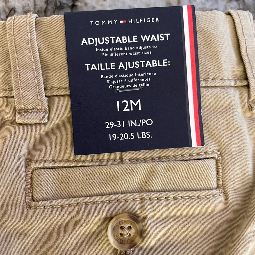Infant 12 month Khaki Tommy Hilfiger Chinos - Picture 4 of 5